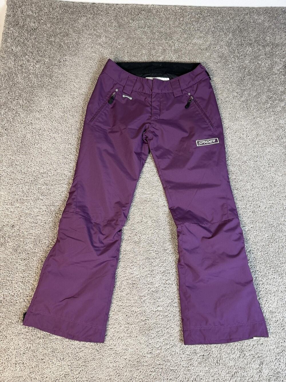 Spyder Snow Pants Womens 6 Purple Insulated Waterproof Pockets Ski Snowboard